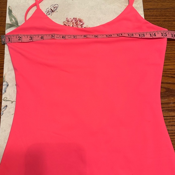 White Fox Boutique Hot Pink Feather Hem Mini Dress - Picture 8 of 10